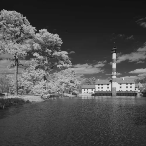 Mattamuskeet Lodge black and white photo by Robert Cassanova