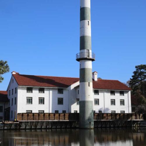 Mattamuskeet Lodge from the water