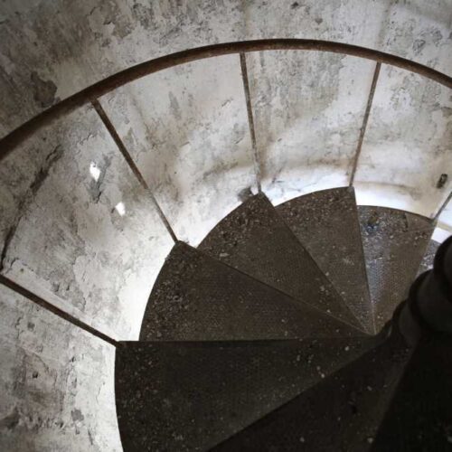 Inside the Mattamuskeet Lodge tower