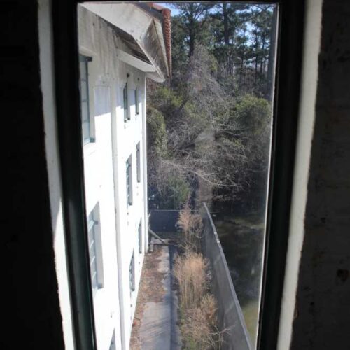 View from a window Inside Mattamuskeet Lodge