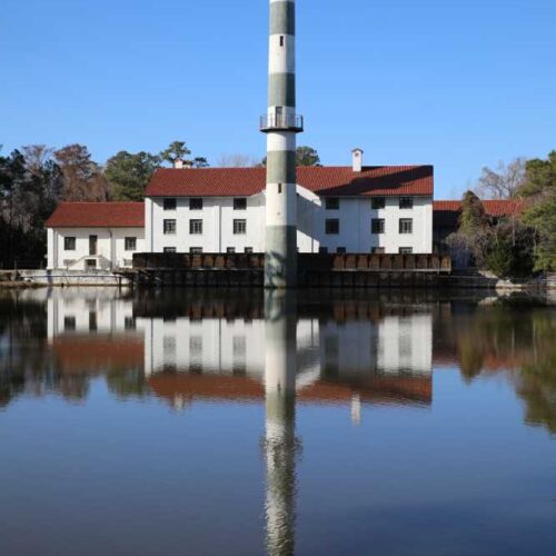 Mattamuskeet Lodge from the water